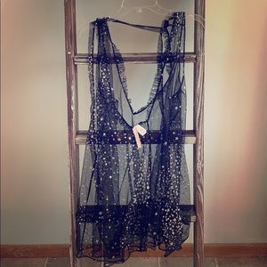 Sparkly lingerie/cover up